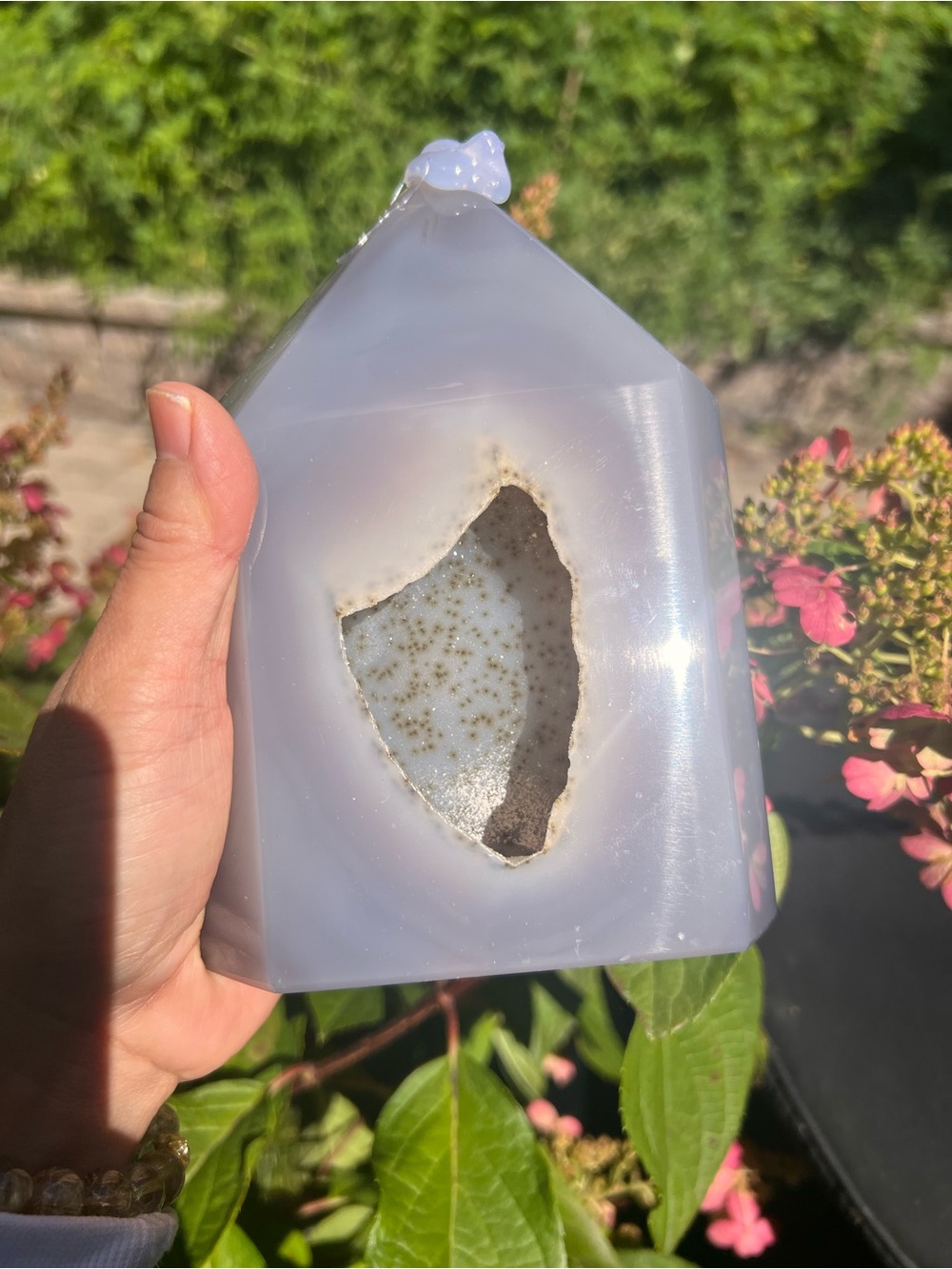 Agate (10) tower | crystal